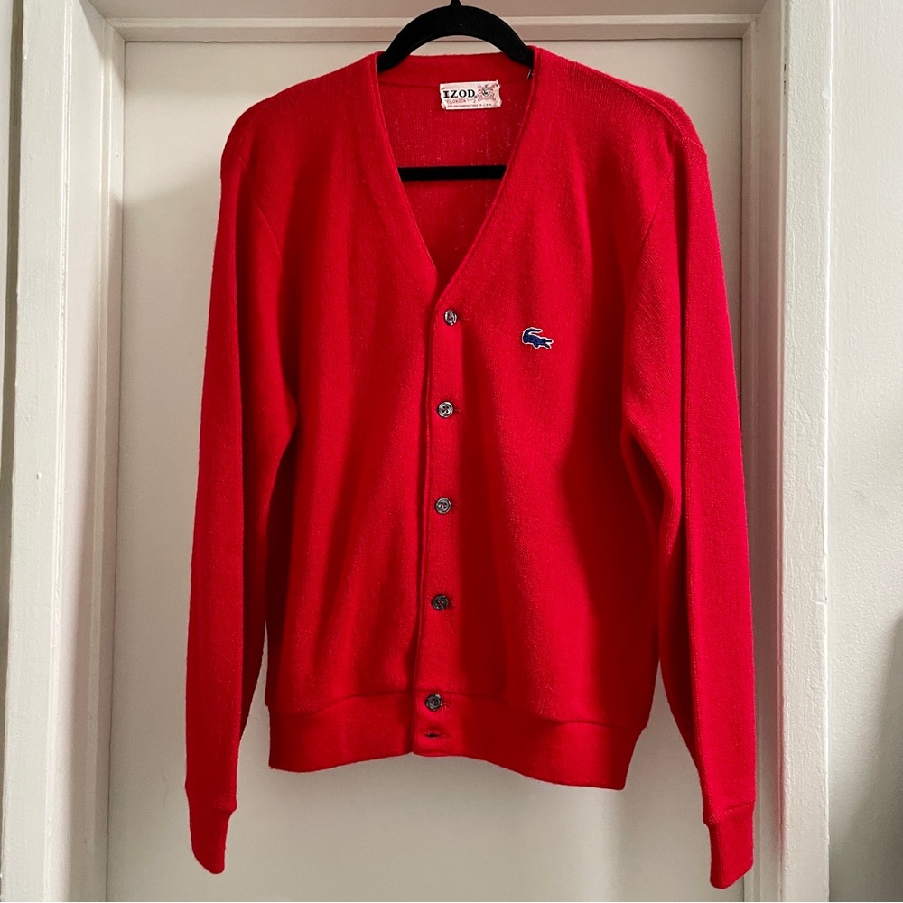 Vintage Lacoste Izod Cardigan